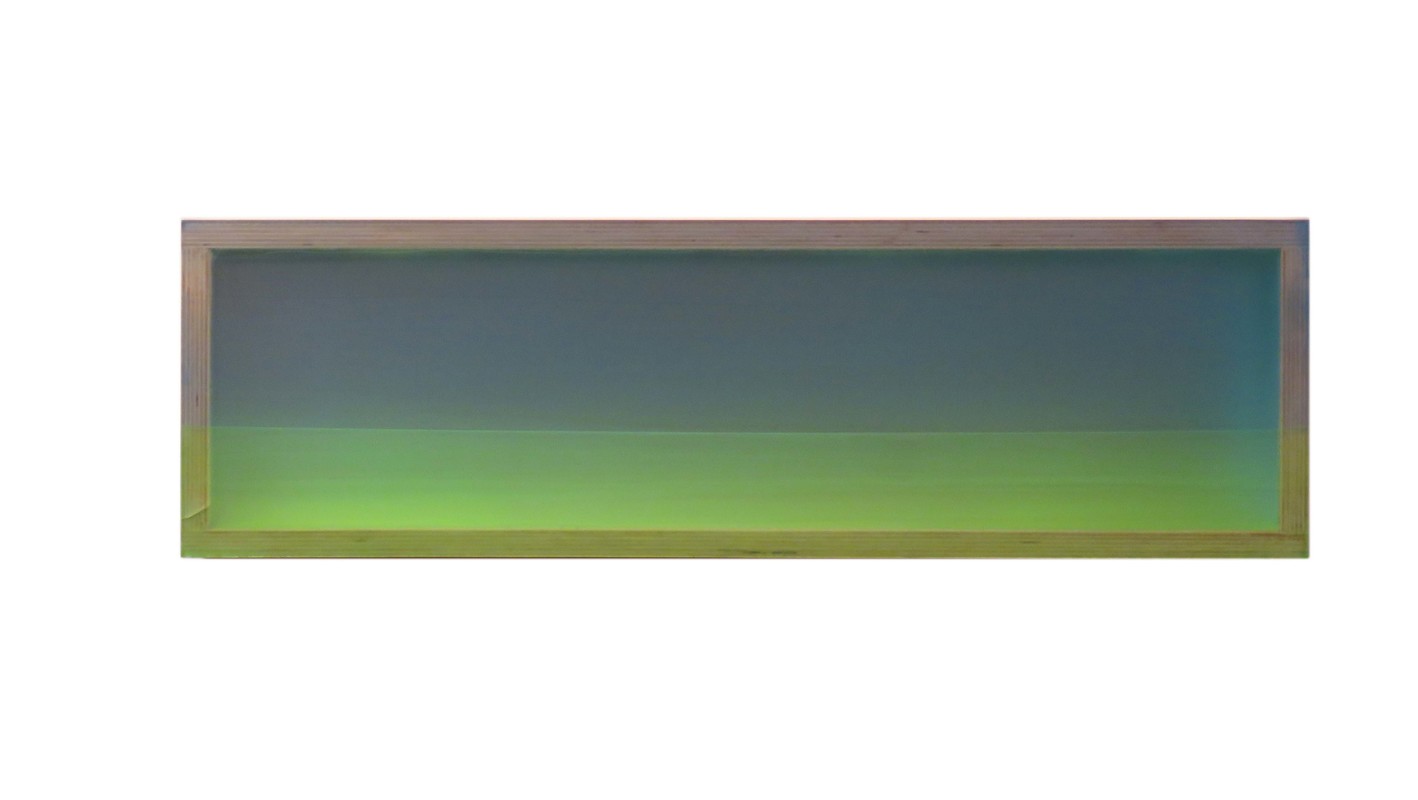 Greenwash HEATHER HUTCHISON WORKS 2015-2019 Mixed media, reclaimed Plexiglas, birch plywood