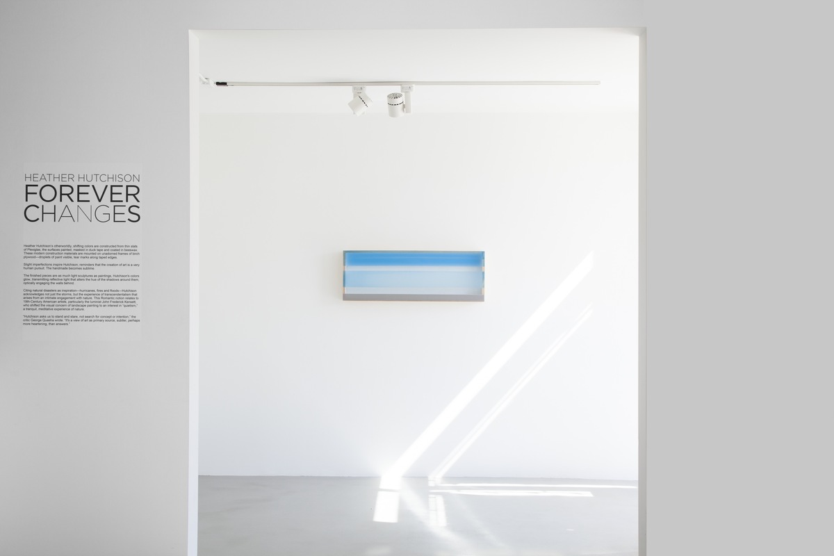 Heather Hutchison: Forever Changes HEATHER HUTCHISON WORKS 2015-2019 Alfstad& Contemporary I Sarasota, FL
