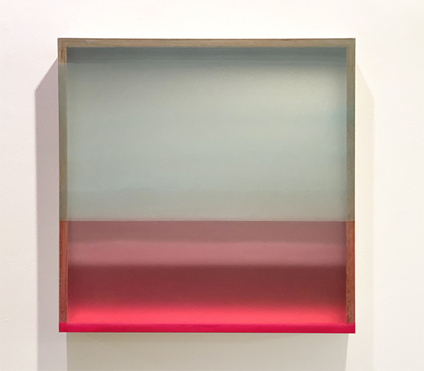 Twilighting HEATHER HUTCHISON WORKS 2015-2020 Mixed media, reclaimed Plexiglas, birch plywood box