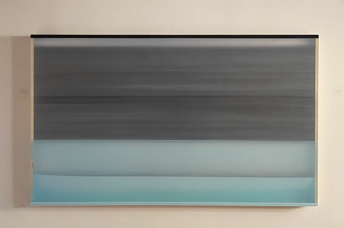Mid Air HEATHER HUTCHISON WORKS 2015-2020 Mixed media, reclaimed Plexiglas, birch plywood box