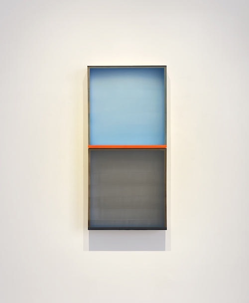PM 2.5 HEATHER HUTCHISON WORKS 2015-2020 Mixed media, reclaimed Plexiglas, birch plywood box