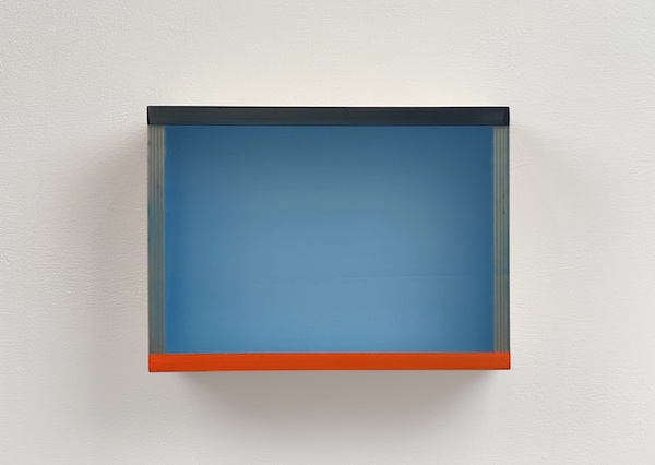 Opening HEATHER HUTCHISON WORKS 2015-2020 Mixed media, reclaimed Plexiglas, birch plywood box
