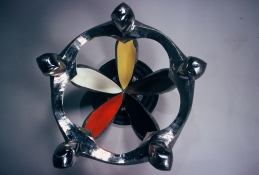 HJ BOTT  BEFORE DoV; earlier than March 7, 1972   polychromed and polished stainless steel