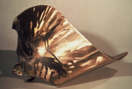 HJ BOTT 	SCULPTURE, DoV patinated and burnished silicon bronze