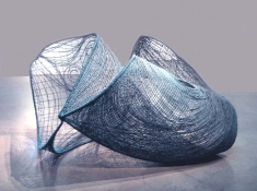 HJ BOTT 	SCULPTURE, DoV Clear and matt acrylic enamels on industrial mesh, galvanized rods, PVC-coated wire & spider wire