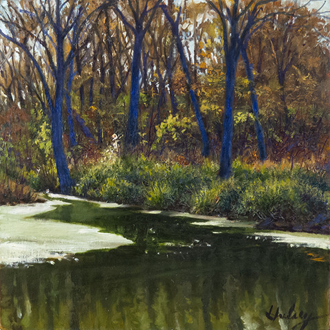 A Quiet cove Hulsey Trusty Studios Oils Oil