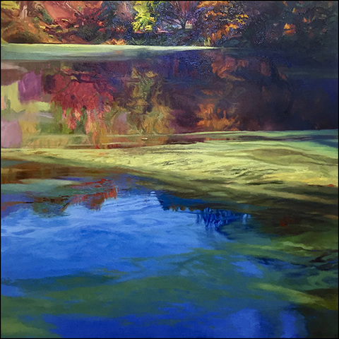 Moment of Reflection II Hulsey Trusty Studios Oils Oil