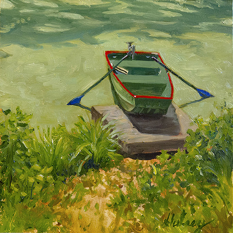The Studio Boat Hulsey Trusty Studios Oils Oil