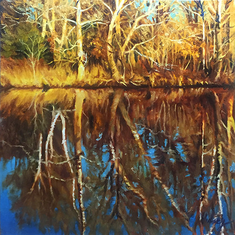 Upon Reflection Hulsey Trusty Studios Oils Oil