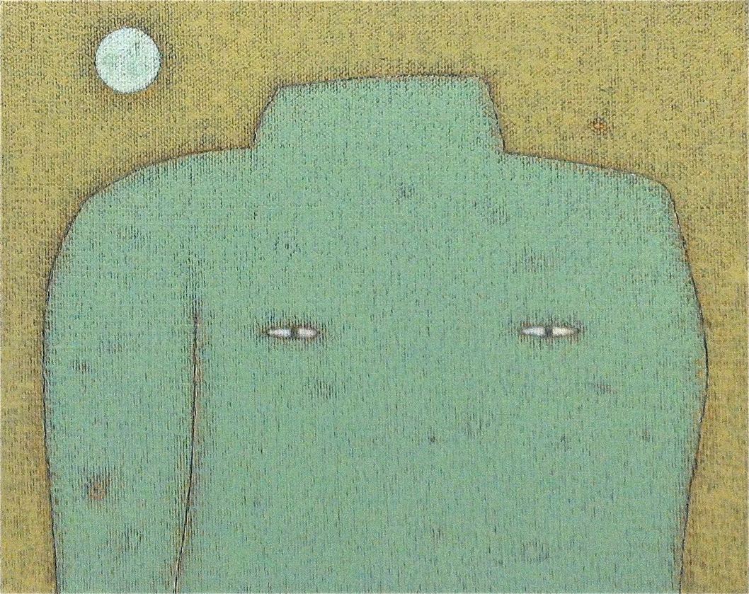 Asylum Eyes (A.P.) John Dilg: The Fourth Primary Oil on Canvas