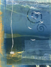 Imogen Gallery Miki'ala Souza Monotype and chine-colle