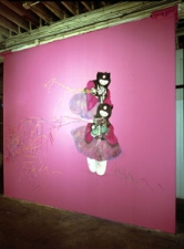 Jaime Scholnick Hello Kitty Gets A Mouth paint, chalk