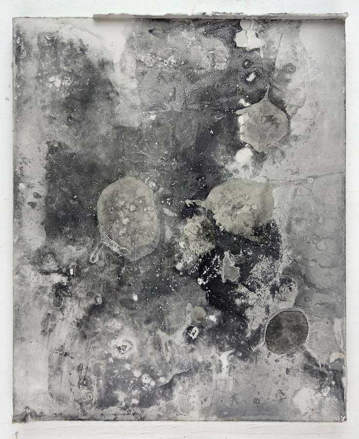 JAMES BUSS 2015-2016 plaster, collage,  relief ink