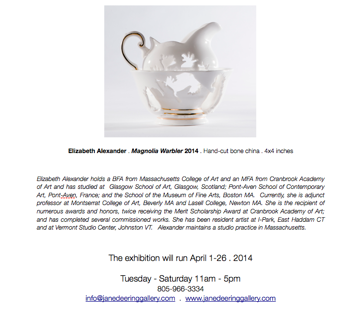 Elizabeth Alexander bio Jane Deering Gallery Elizabeth Alexander