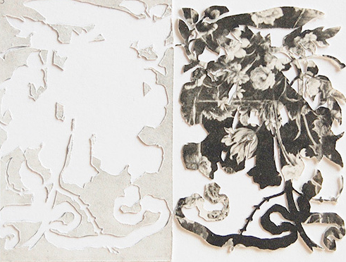 Italian Flowers #11 Jane Deering Gallery Elizabeth Alexander Collaged photogravure print