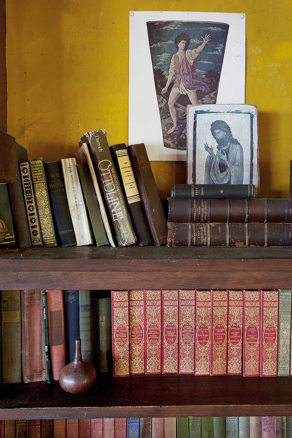 Bookcase, summer home of American artist Fairfield Porter Jane Deering Gallery Exhibition: 'EQUIPOISE: Esther Pullman | Leslie Lewis Sigler Archival Pigment Print