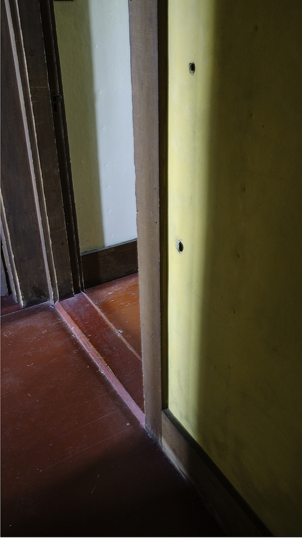 Bedroom doorway from hall, second floor west (summer home of Fairfield Porter) Jane Deering Gallery Exhibition: 'EQUIPOISE: Esther Pullman | Leslie Lewis Sigler Archival Pigment Print