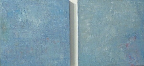 Blue Simmer Jane Deering Gallery Exhibition: Beauty, the affordable Oils, copper pigment, silica sand