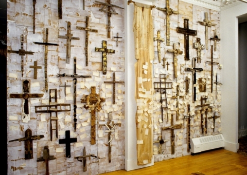 Pathway Crossings Jane Deering Gallery Dawn Southworth Mixed media installation