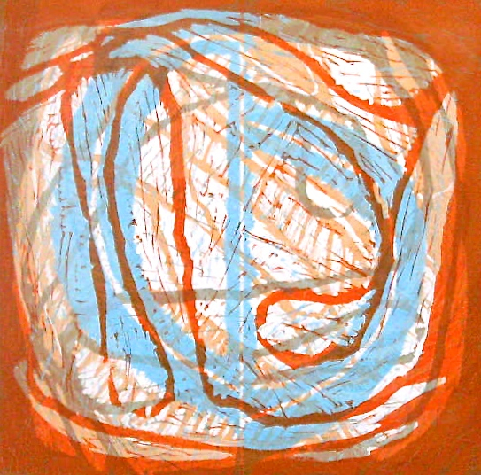 8th of July, Early Afternoon Jane Deering Gallery Exhibition: Beauty, the affordable Linocut print (unique)