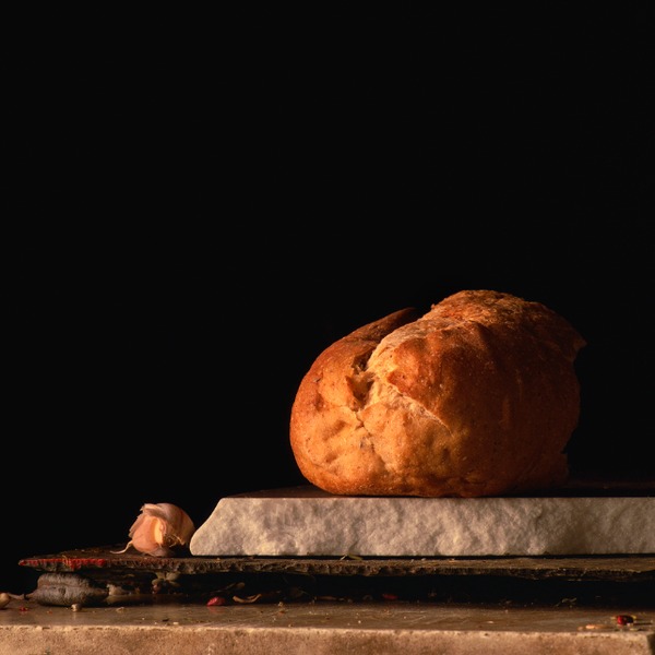 Still Life with Bread and Garlic Clove Jane Deering Gallery Paul Cary Goldberg Archival Pigment Print