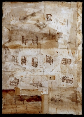 Untitled Burnt Offering Jane Deering Gallery Dawn Southworth Mixed media on paper