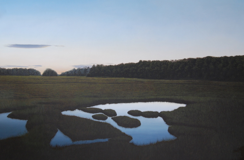 Marsh at Dusk Jane Deering Gallery Adin Murray Oil on canvas