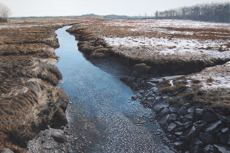 Winter Marsh Jane Deering Gallery Adin Murray Oil on canvas