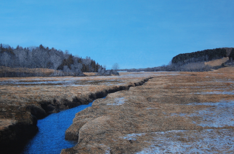 Winter Marsh 2 Jane Deering Gallery Adin Murray Oil on canvas