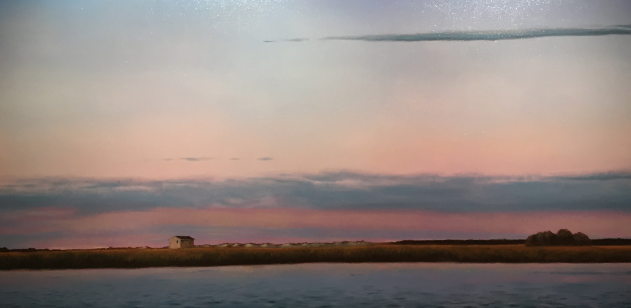 Duck Shack on Essex Marsh (detail) Jane Deering Gallery Adin Murray Oil on canvas