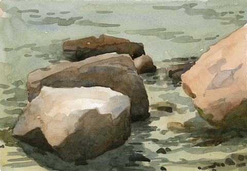 Hazy 4th of July Jane Deering Gallery Points of View: Michael Porter | Chris Pullman Watercolor