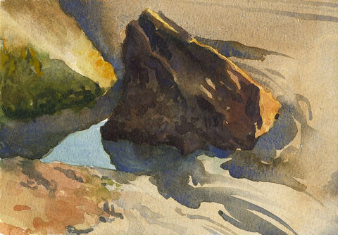 Puddle Jane Deering Gallery Points of View: Michael Porter | Chris Pullman Watercolor