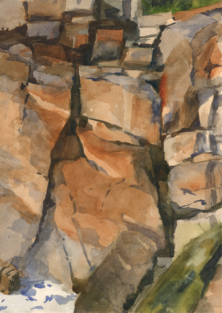 Baby Beach Rocks Jane Deering Gallery Points of View: Michael Porter | Chris Pullman Watercolor