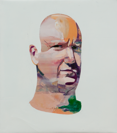 Faces #047 . Self-portrait Jane Deering Gallery Chris Baker | Transcriptions Oil on canvas