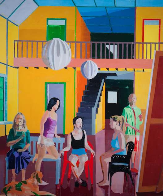 Yellow Interior Jane Deering Gallery Chris Baker | Transcriptions Oil on canvas