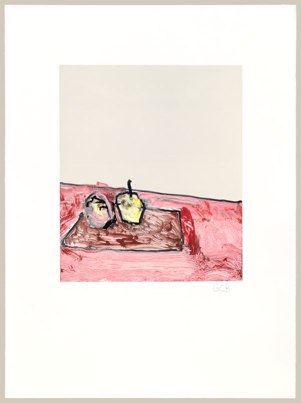 Still Life with Fruit Jane Deering Gallery Geoffrey Bayliss Viscosity monotype