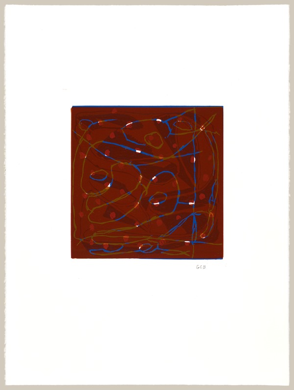 Madrigal Jane Deering Gallery Geoffrey Bayliss Linocut print (unique)