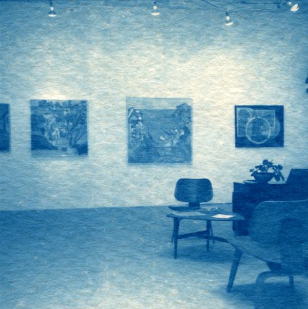 Modern Chairs Jane Deering Gallery True Blue, and Black | Alternative Photography : Tom Fels & Gail Pine Cyanotype