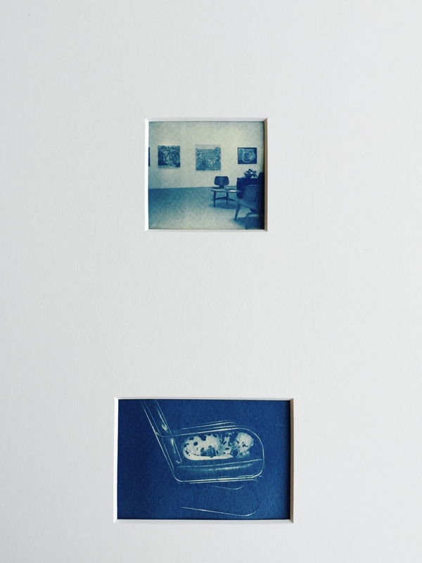 Installation shot . Exhibition 'True Blue, and Black | Alternative Photography : Tom Fels & Gail Pine Jane Deering Gallery True Blue, and Black | Alternative Photography : Tom Fels & Gail Pine cyanotypes