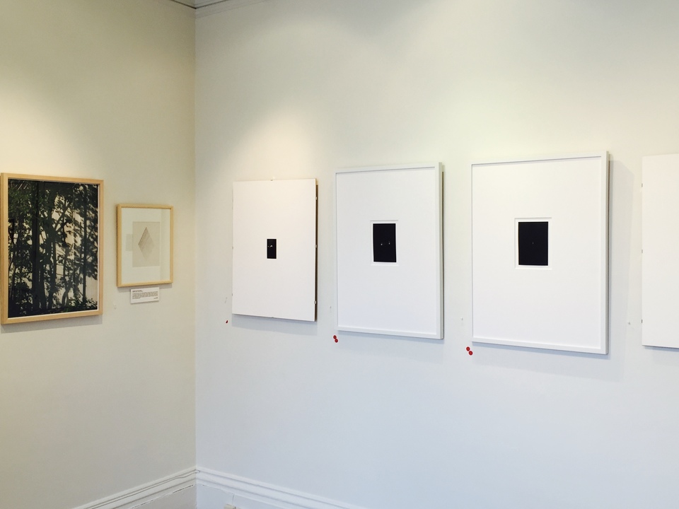 Installation shot . Exhibition 'True Blue, and Black | Alternative Photography : Tom Fels & Gail Pine Jane Deering Gallery True Blue, and Black | Alternative Photography : Tom Fels & Gail Pine