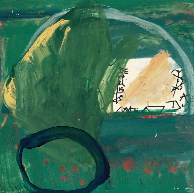 Untitled #10 Jane Deering Gallery Juni Van Dyke | Painting is music you can see Acrylic and mixed media on panel