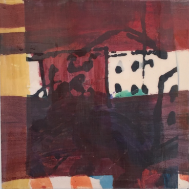 Untitled Jane Deering Gallery Juni Van Dyke | Painting is music you can see Acrylic, mixed media, epoxy resin on panel