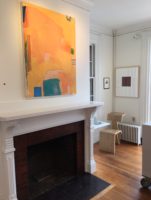 Installation shot Jane Deering Gallery Juni Van Dyke | Painting is music you can see