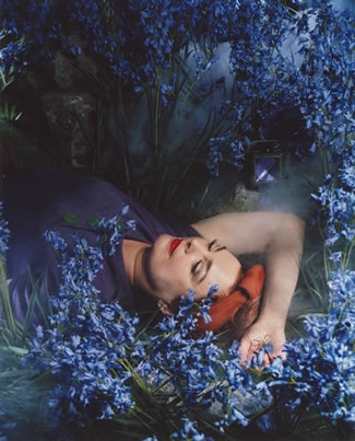 Sian with Bluebells, from the series 'Flora' Jane Deering Gallery Neeta Madahar Hand C-print