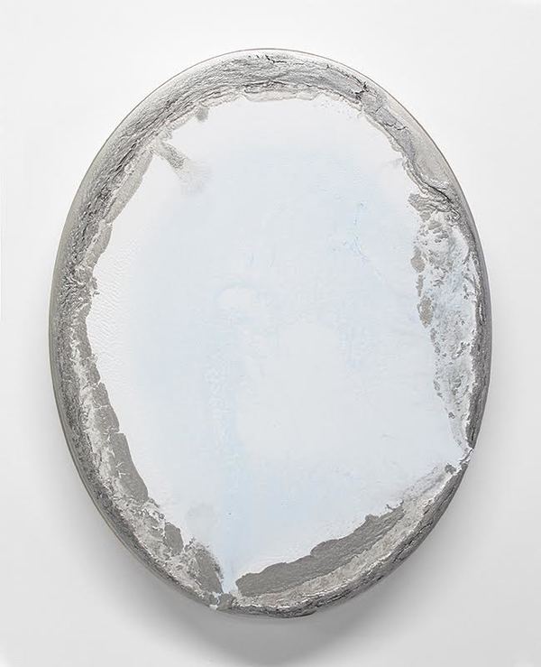 Clear Blue Jane Deering Gallery Mary Bucci McCoy | Terra Recognita Acrylic and iridescent acrylic on plywood