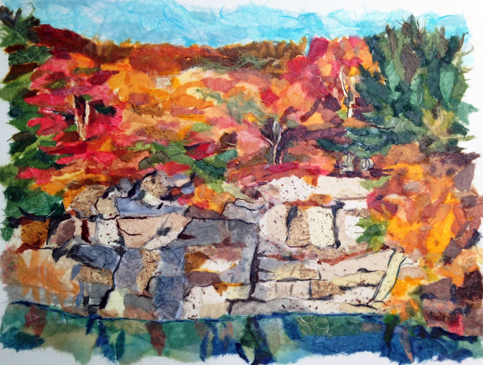 Bianchini Quarry Jane Deering Gallery Mothers and Daughters Paper collage