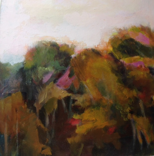 Up Field (detail) Jane Deering Gallery Mothers and Daughters Mixed media - acrylic and oil on paper
