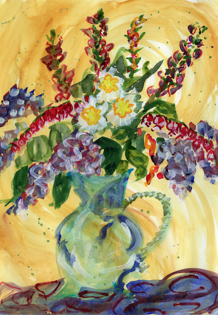 Daffodils and Lilacs Jane Deering Gallery Mothers and Daughters