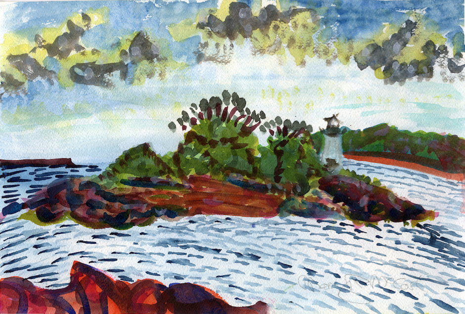 Ten Pound Island -- Clouds Jane Deering Gallery Mothers and Daughters