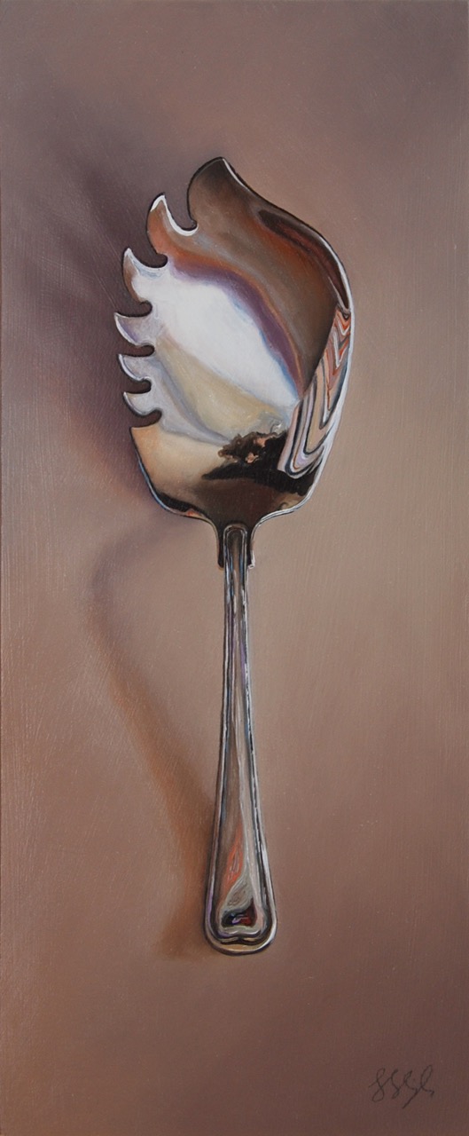The Proteus Jane Deering Gallery Silver and Grey | Leslie Lewis Sigler & Paul Cary Goldberg Oil on panel